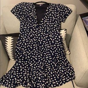 Francesca’s Floral Navy Dress